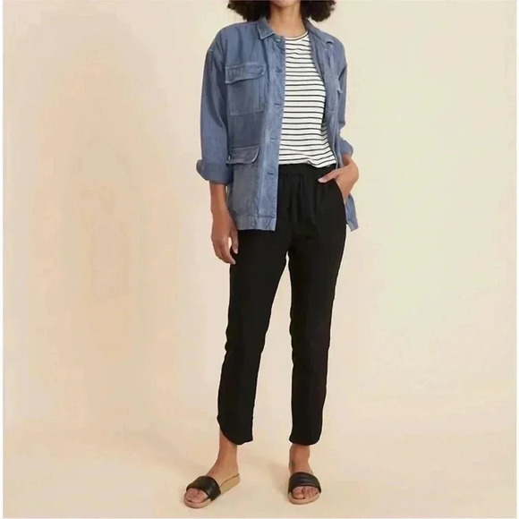 Marine Layer Allison Pants Lightweight in Black Sz XS - Picture 10 of 15